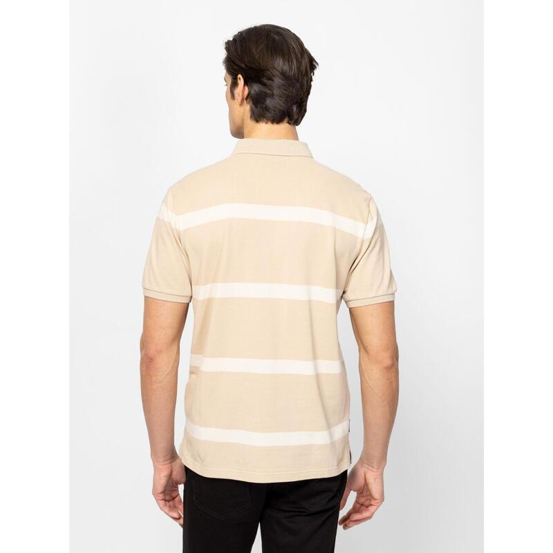 Tricou cu mânecă scurtă, cu guler, pentru bărbați DIWAN
