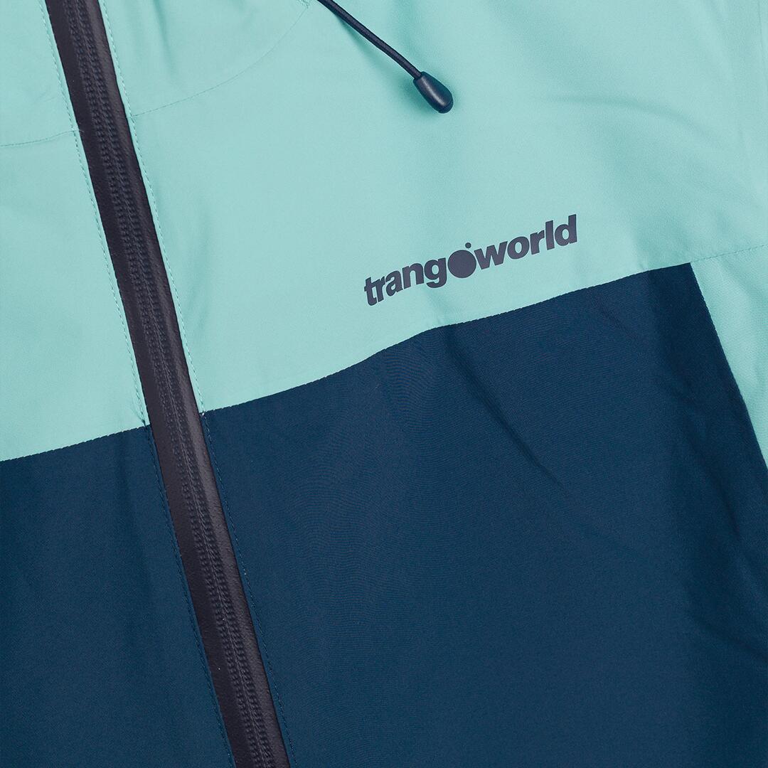 Chaqueta para Mujer Trangoworld Gawler termic Azul/Azul Impermeable Transpirable 3/7