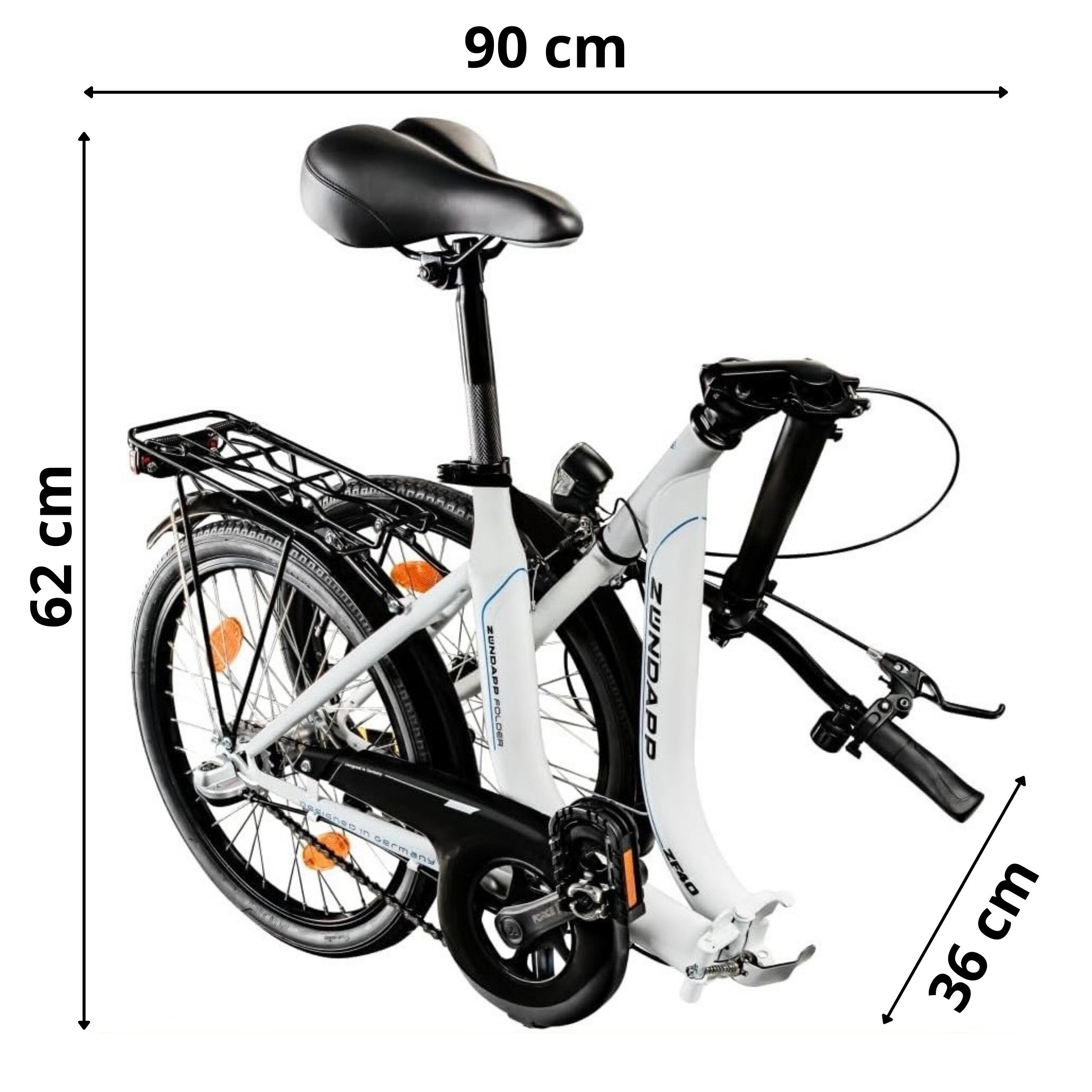 Rower Składany Zündapp ZF40 Koła 20" 3/6