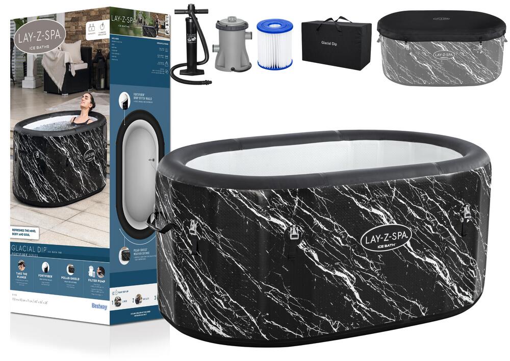 Bestway 6002Q Opblaasbaar IJsbad – Lay-Z-Spa® Glacial Dip™ Cold Plunge voor 2 Pe 1/7