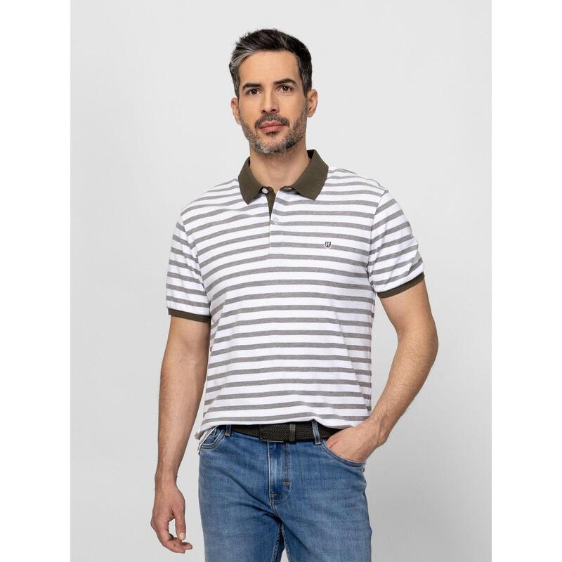 Tricou cu mânecă scurtă, cu guler, pentru bărbați DIHORY