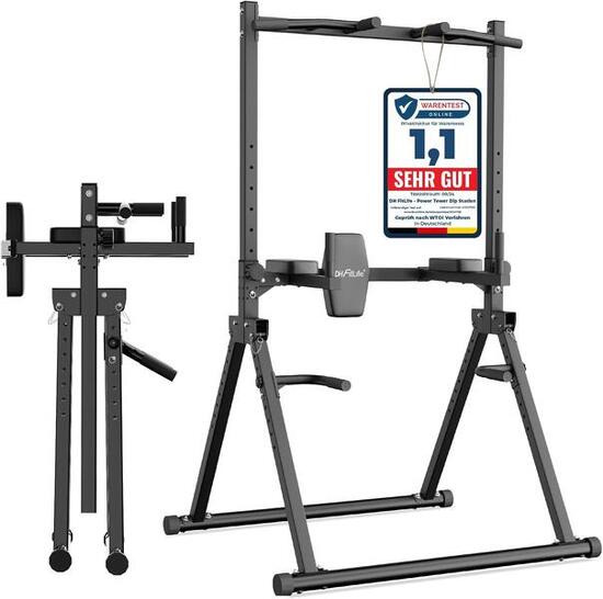 DH FitLife Faltbar Power Tower Dip Station