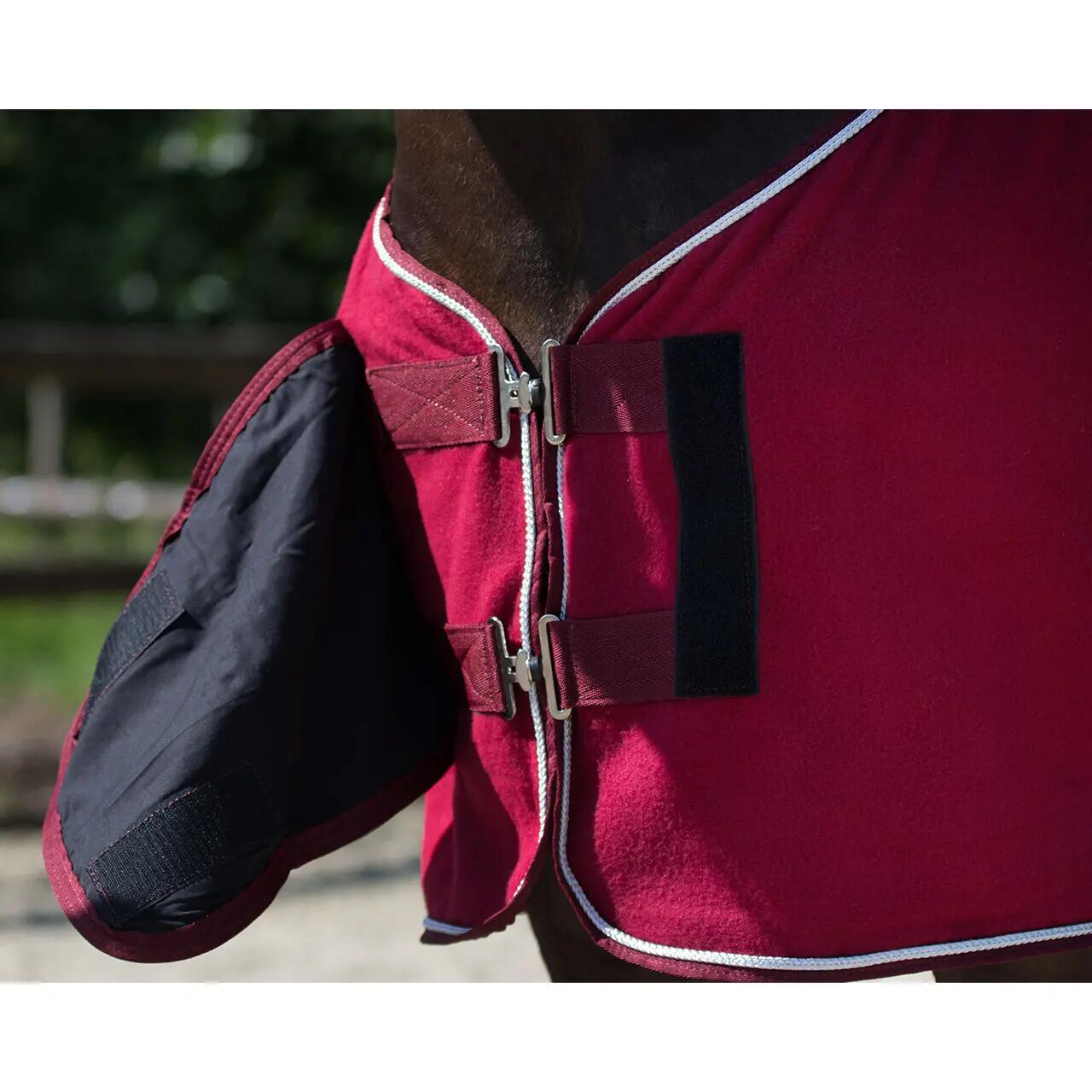 Fleece deken QHP Ornament 3/4