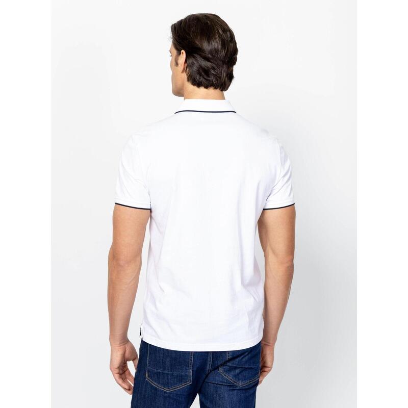 Tricou cu mânecă scurtă, cu guler, pentru bărbați DEMIRI