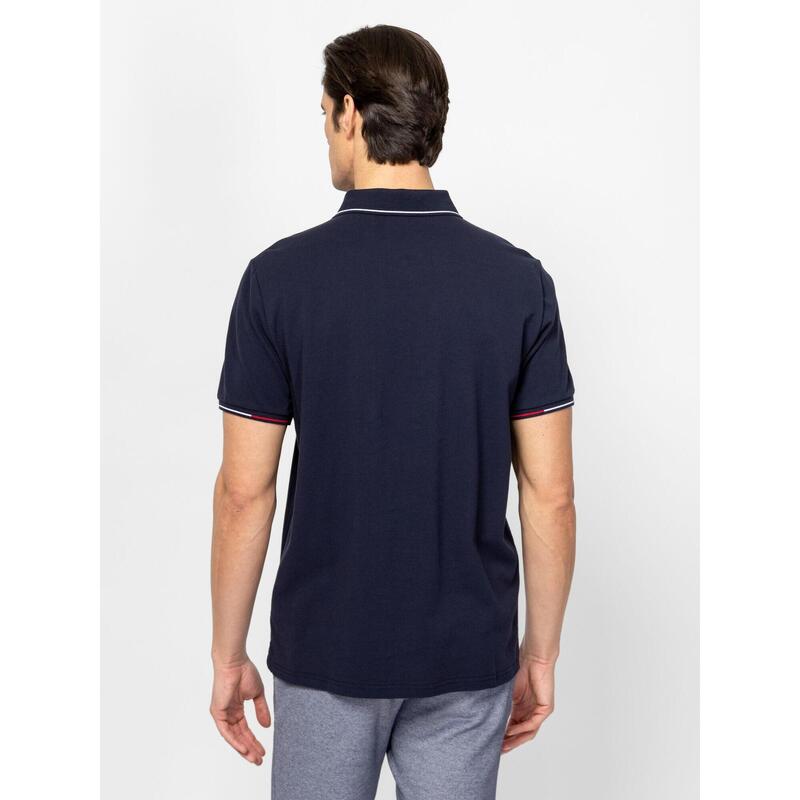 Tricou cu mânecă scurtă, cu guler, pentru bărbați DIAMON