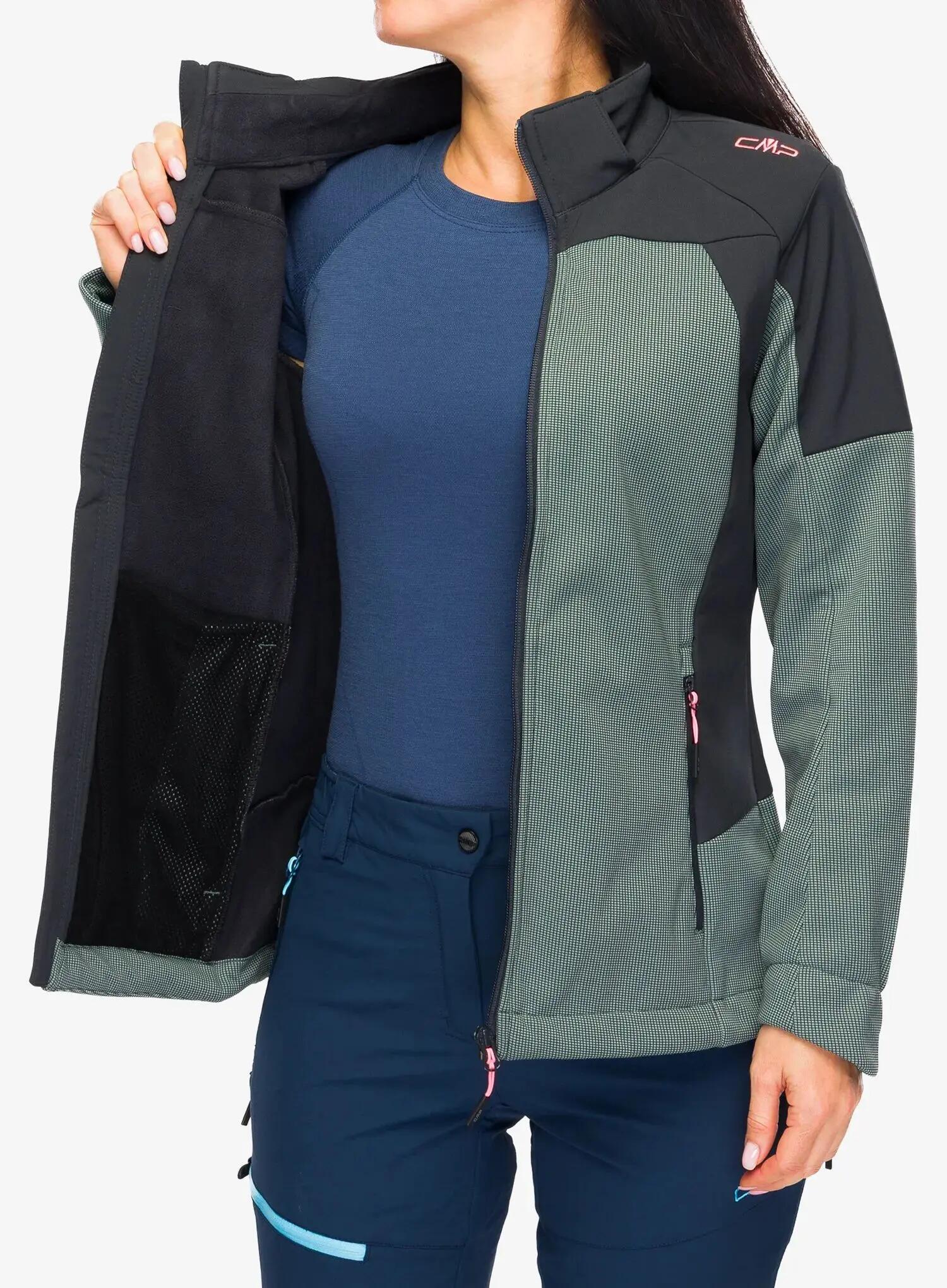 Damen Kapuzenjacke mit Stickerei wasserdicht CMP 4/7
