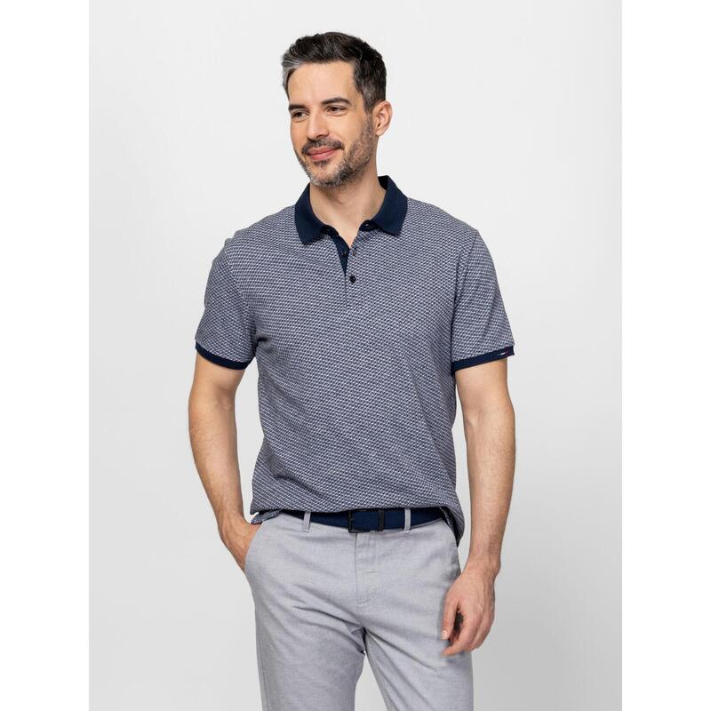 Tricou cu mânecă scurtă, cu guler, pentru bărbați DEVINNO