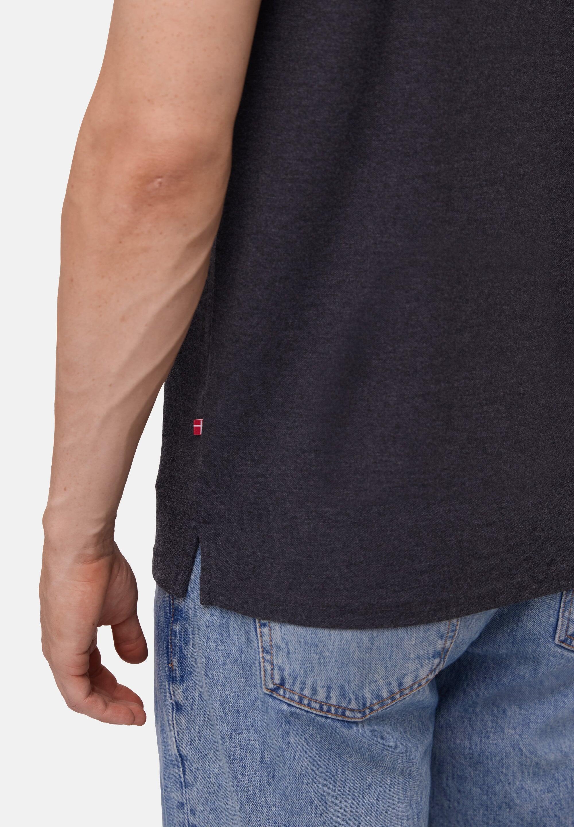 Polo da uomo in cotone biologico vestibilità classica manica corta 5/6
