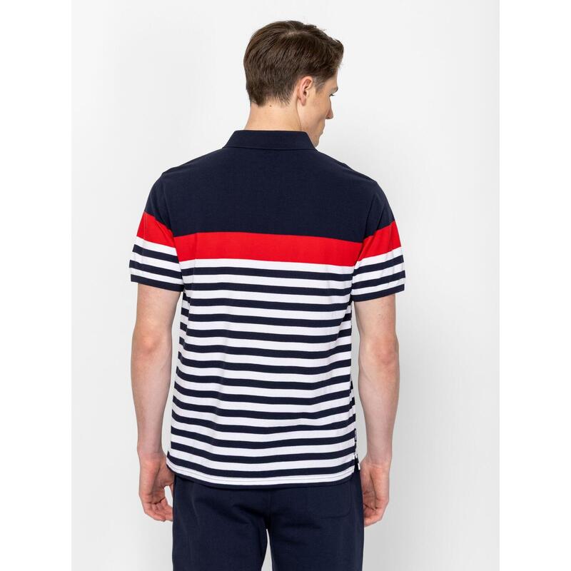 Tricou cu mânecă scurtă, cu guler, pentru bărbați DORSO