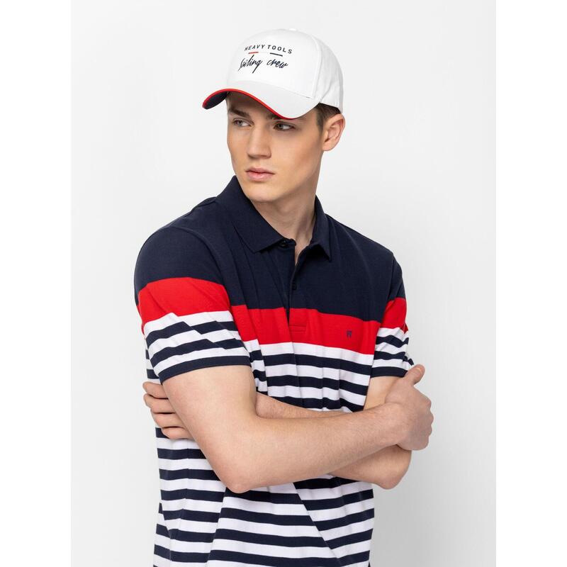 Tricou cu mânecă scurtă, cu guler, pentru bărbați DORSO