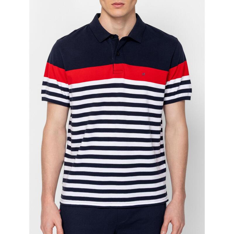 Tricou cu mânecă scurtă, cu guler, pentru bărbați DORSO