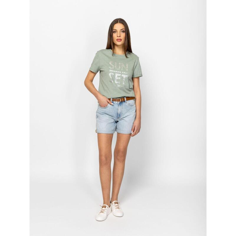 Tricou cu mânecă scurtă pentru femei MEKLA