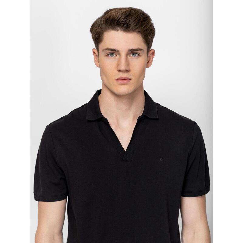 Tricou cu mânecă scurtă, cu guler, pentru bărbați DRAKON