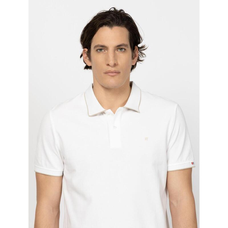 Tricou cu mânecă scurtă, cu guler, pentru bărbați DIRK