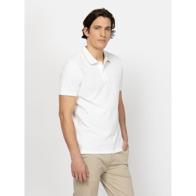 Tricou cu mânecă scurtă, cu guler, pentru bărbați DIRK