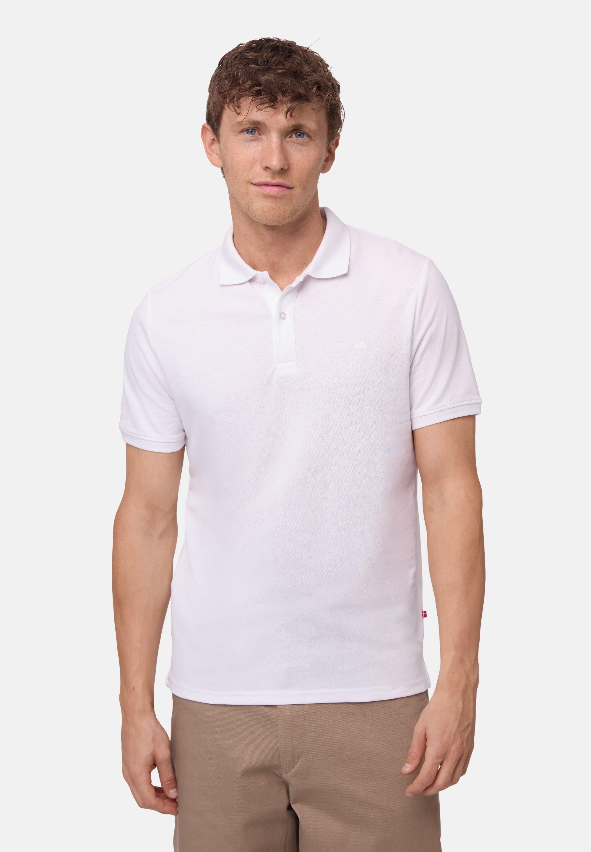 Polo para hombre de algodón orgánico corte clásico manga corta 3/6
