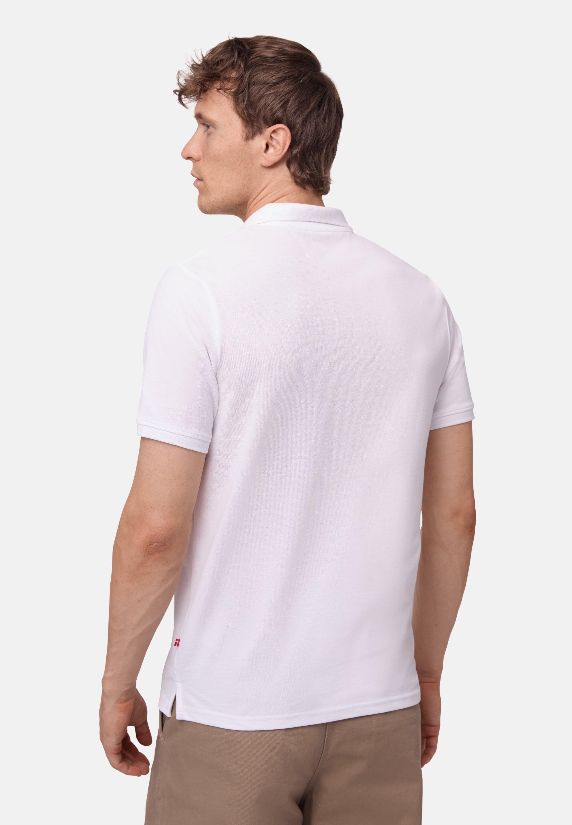 Polo para hombre de algodón orgánico corte clásico manga corta 4/6