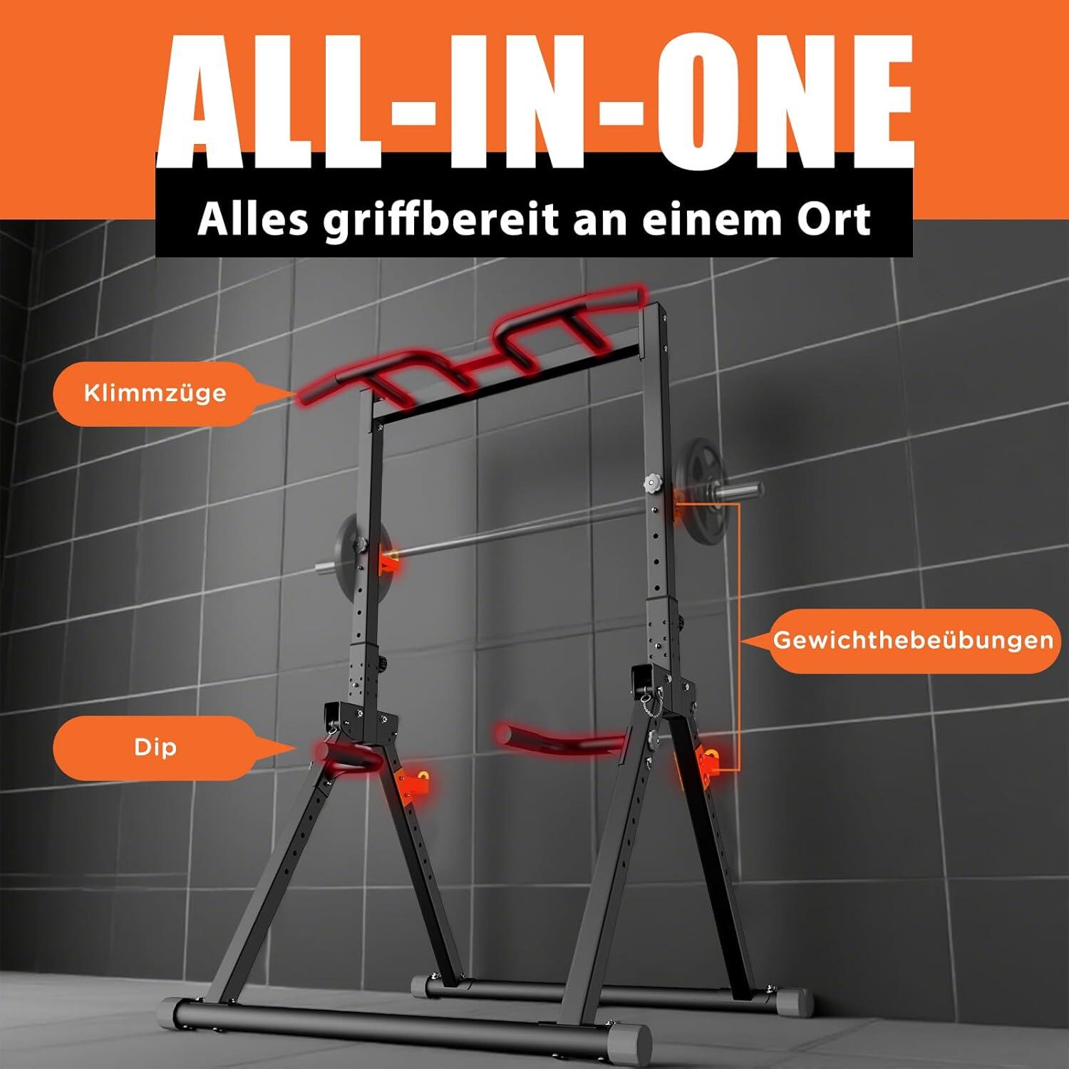 Power Tower faltbar, Klimmzugstange freistehend -  Standard ohne Rückenlehne 2/7