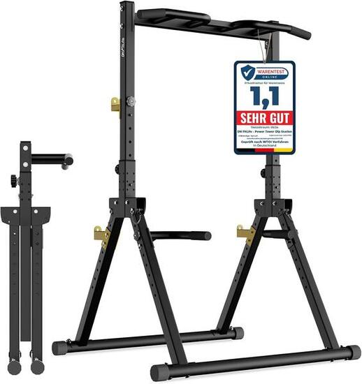 DH FitLife Faltbar Power Tower Dip Station