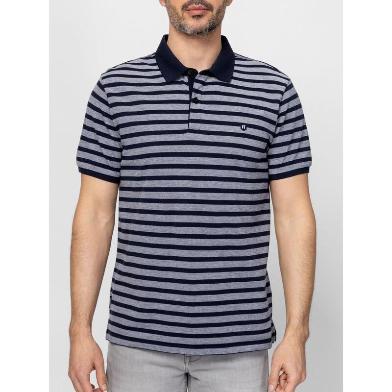 Tricou cu mânecă scurtă, cu guler, pentru bărbați DIHORY