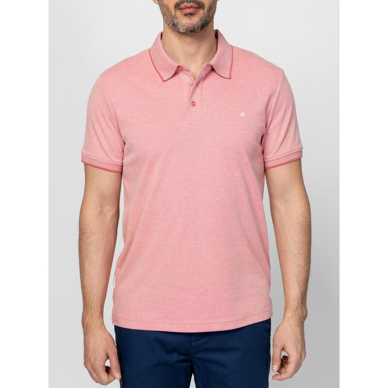 Tricou cu mânecă scurtă, cu guler, pentru bărbați DEAN
