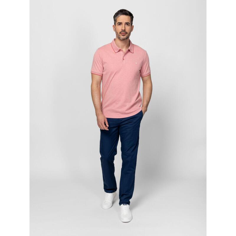 Tricou cu mânecă scurtă, cu guler, pentru bărbați DEAN