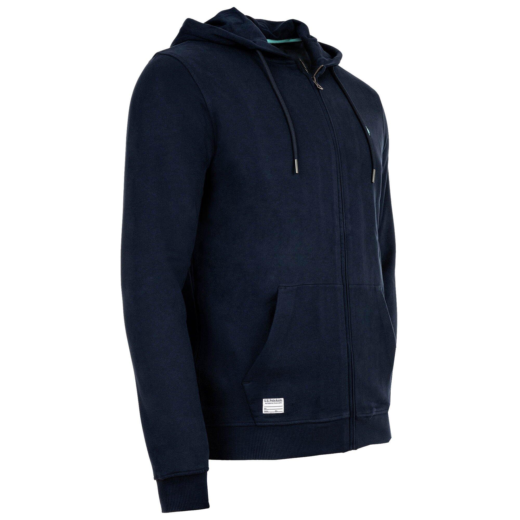 Sweatjacke Herren 1er Pack Bequem sitzend-Diagonal Fleece Carbon Finish 3/4