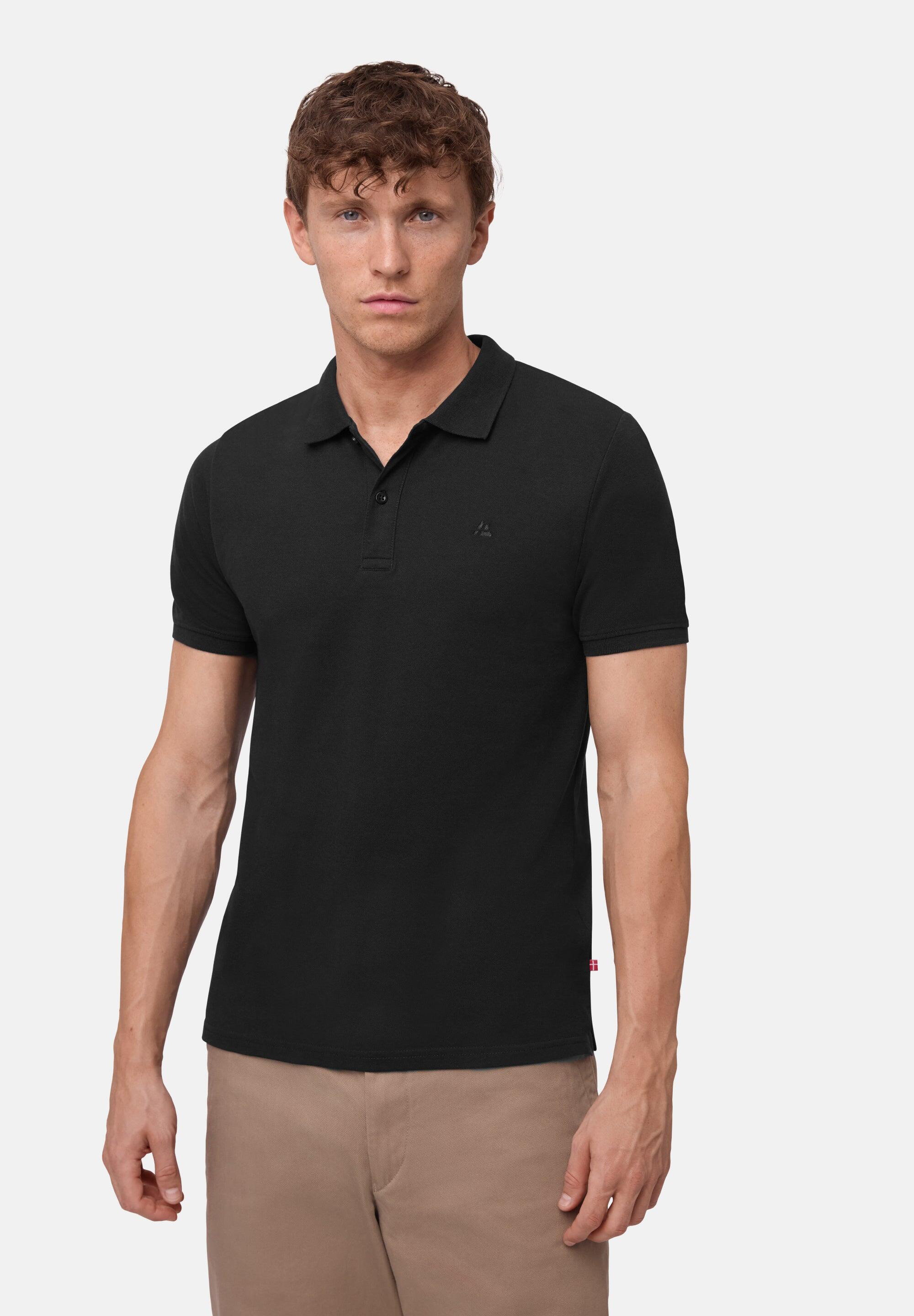 Polo para hombre de algodón orgánico corte clásico manga corta 3/6