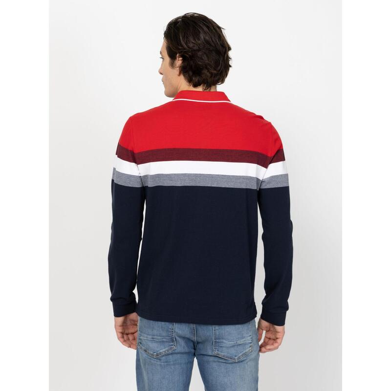 Tricou cu mânecă lungă și guler pentru bărbați COSENO