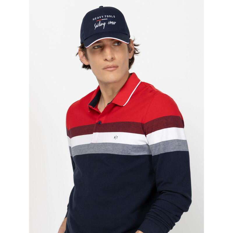 Tricou cu mânecă lungă și guler pentru bărbați COSENO