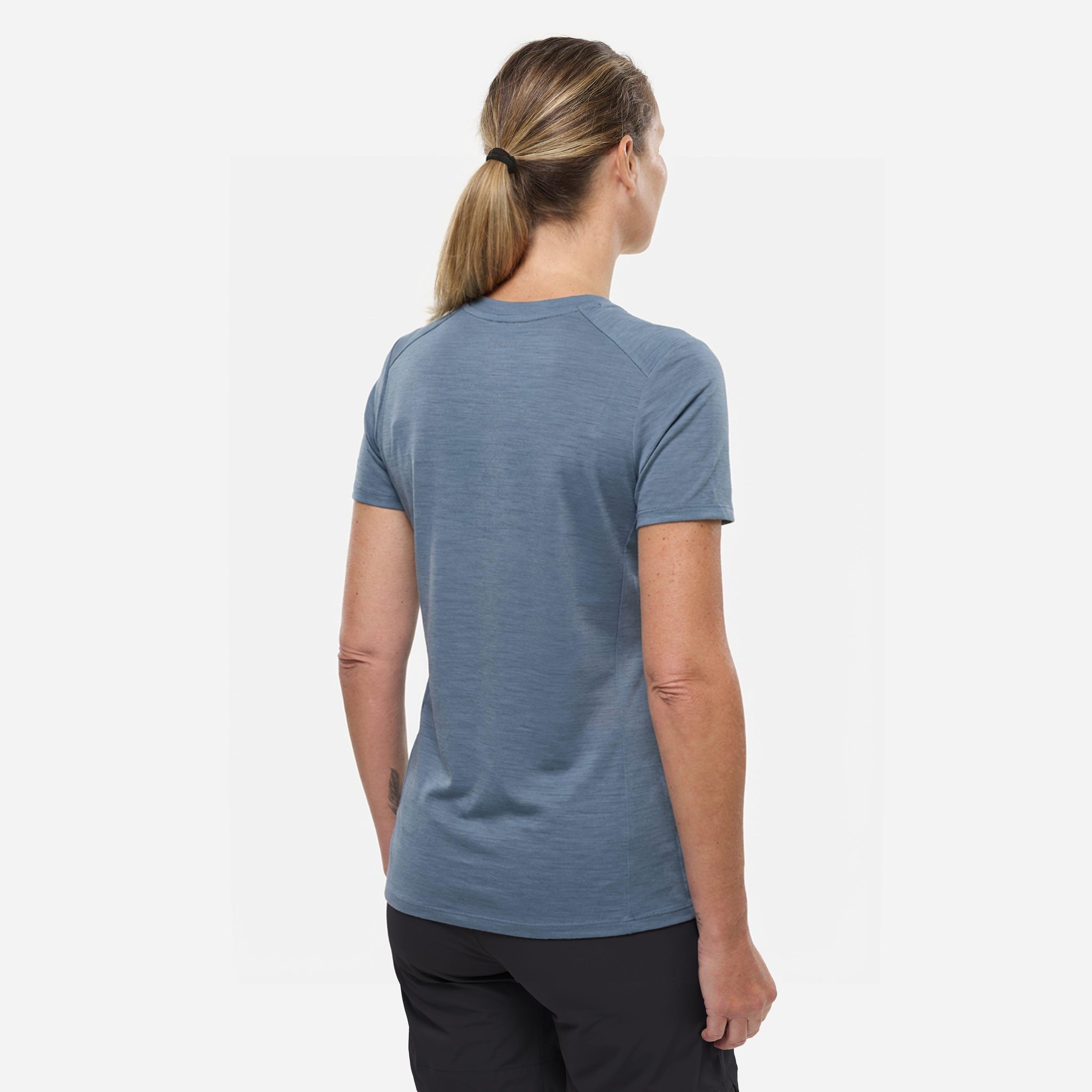 Damen Wandern - Trekking Tee-Shirt  UBIC WOOL 2/4