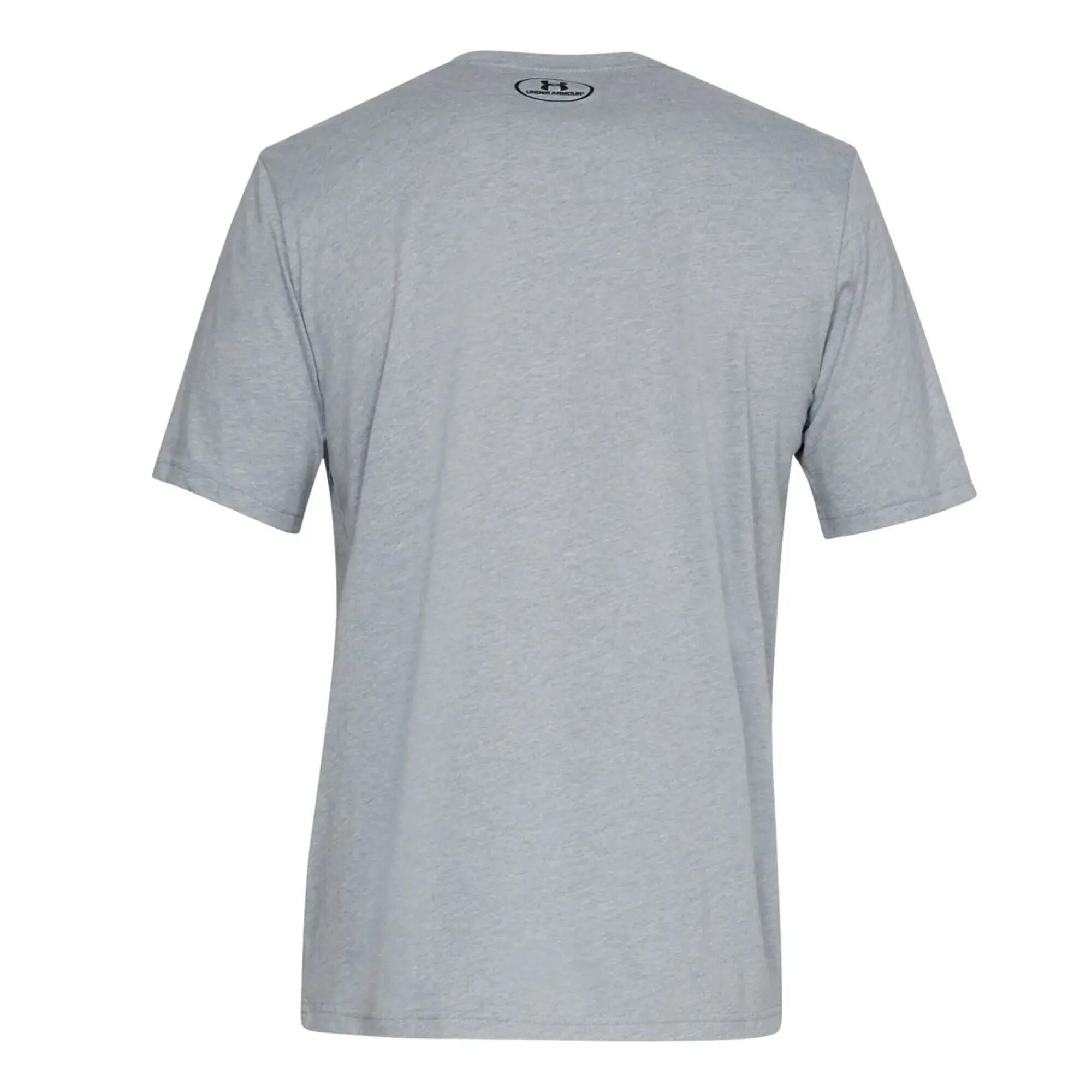 Mens Sportstyle ShortSleeved TShirt (Light Steel Heather/Black) 2/4
