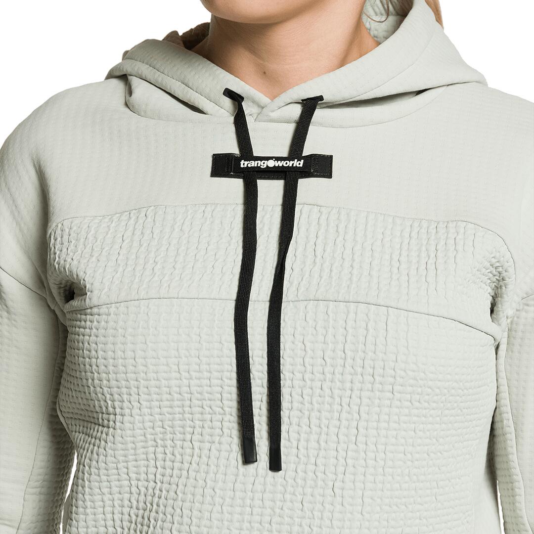 Sudadera para Mujer Trangoworld Beduk Gris 3/3
