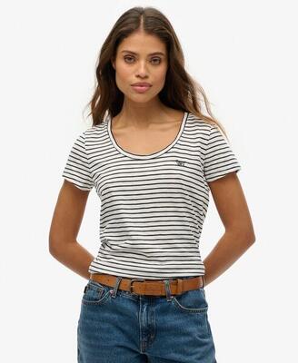 Dames-t-shirt met ronde hals superdry
