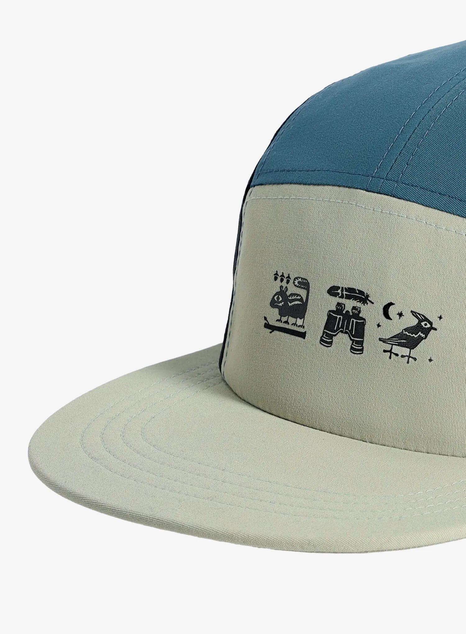 Czapka z daszkiem Columbia Creek Side 5 Panel Hat - safari/black/3 little icons 7/7