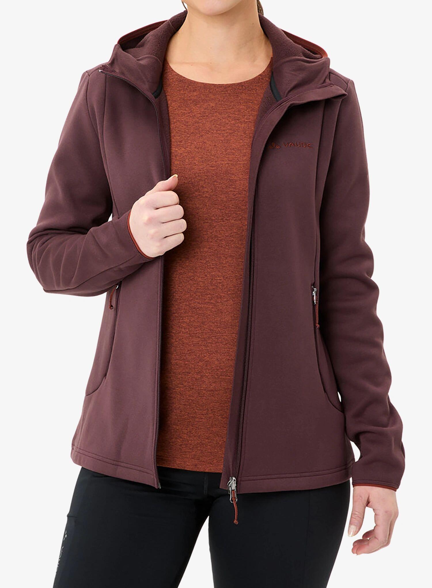 Bluza z kapturem damska Vaude Idris Fleece Hoody 3/5