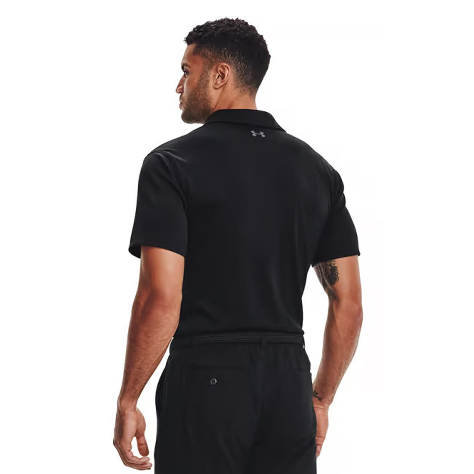 Polo TECH Homme (Noir / Graphite) 3/4