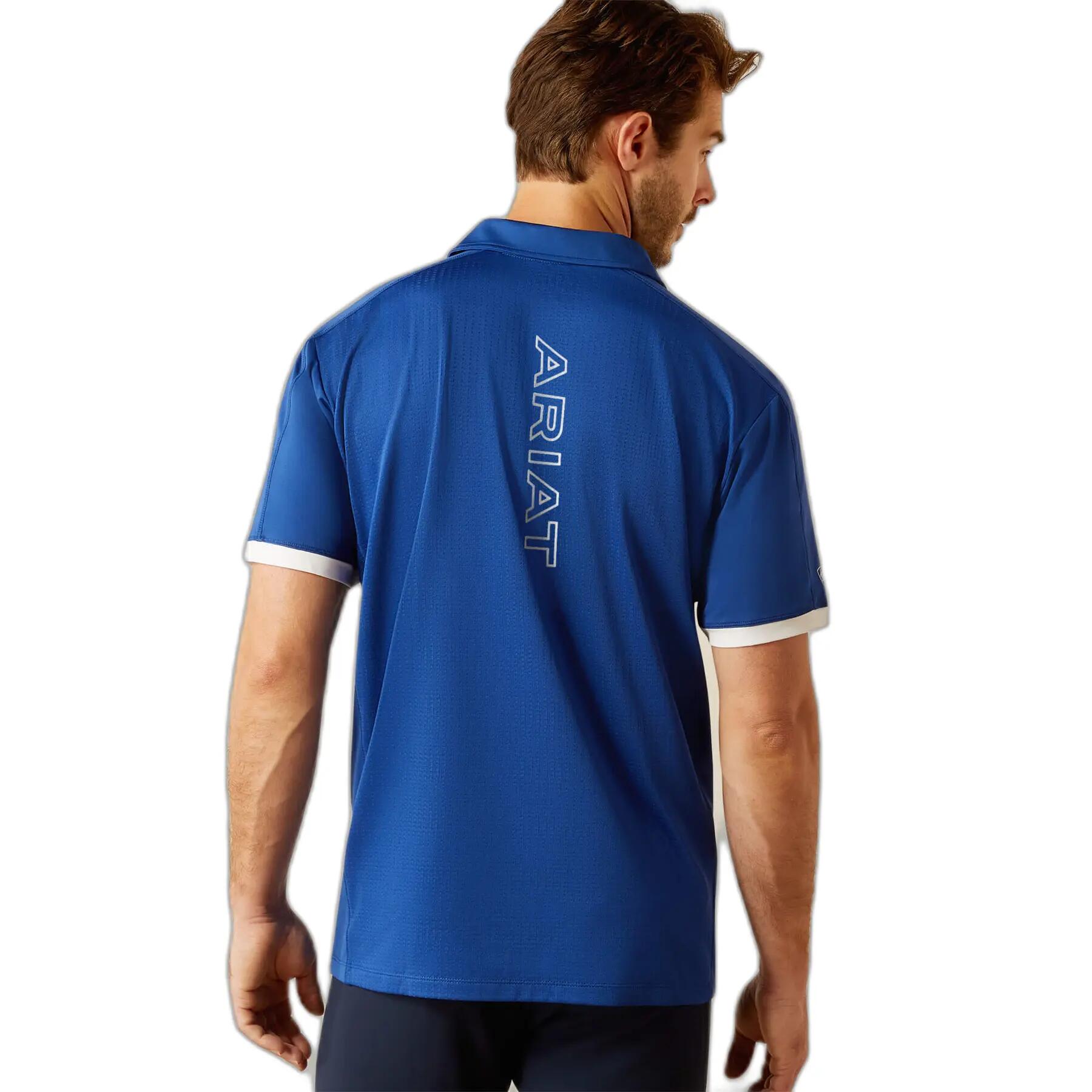 Reit-Polo 1/4 Zip Ariat Bandera 2/4