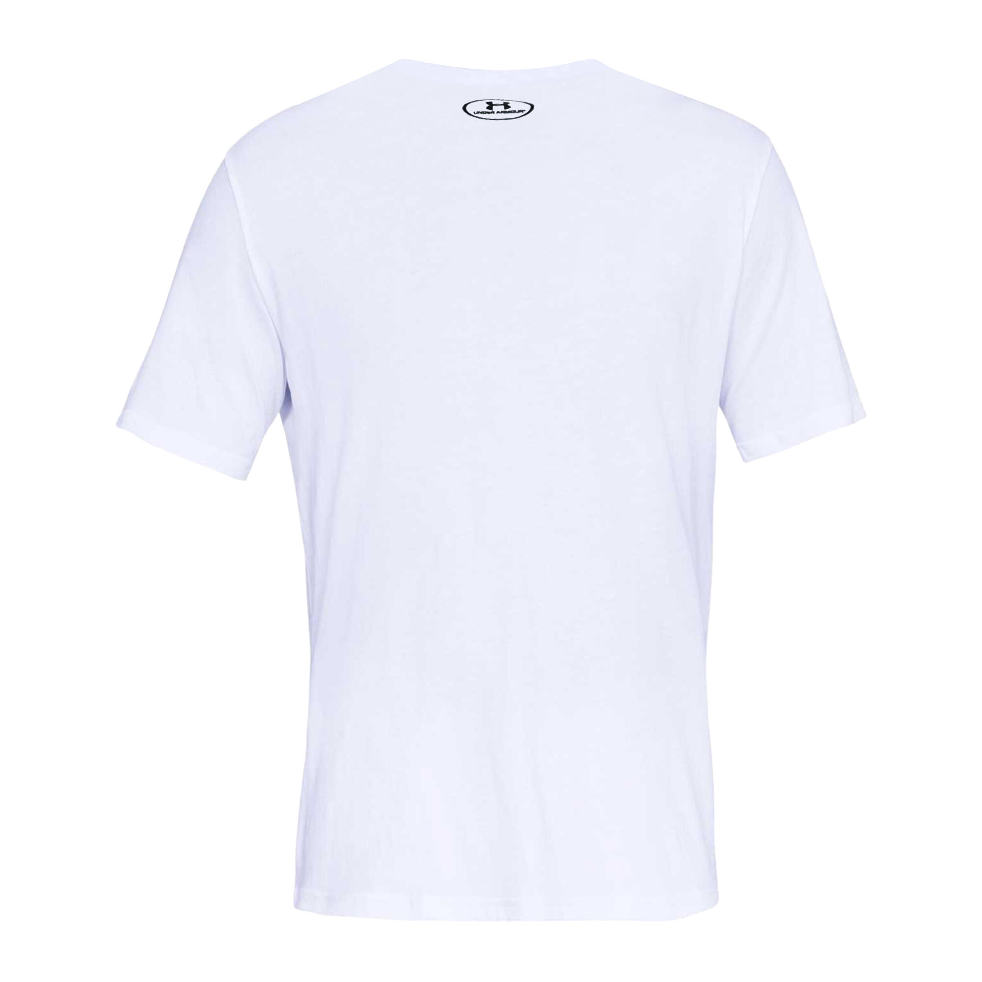 Mens Sportstyle ShortSleeved TShirt (White/Black) 2/4