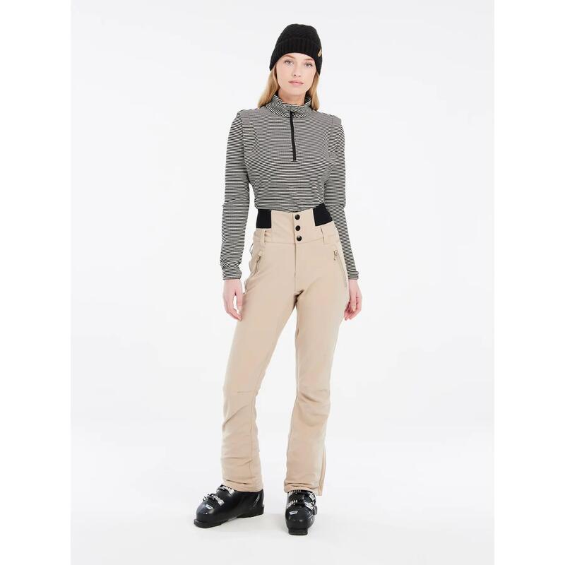 Pantaloni de schi Protest Softshell femei, bej