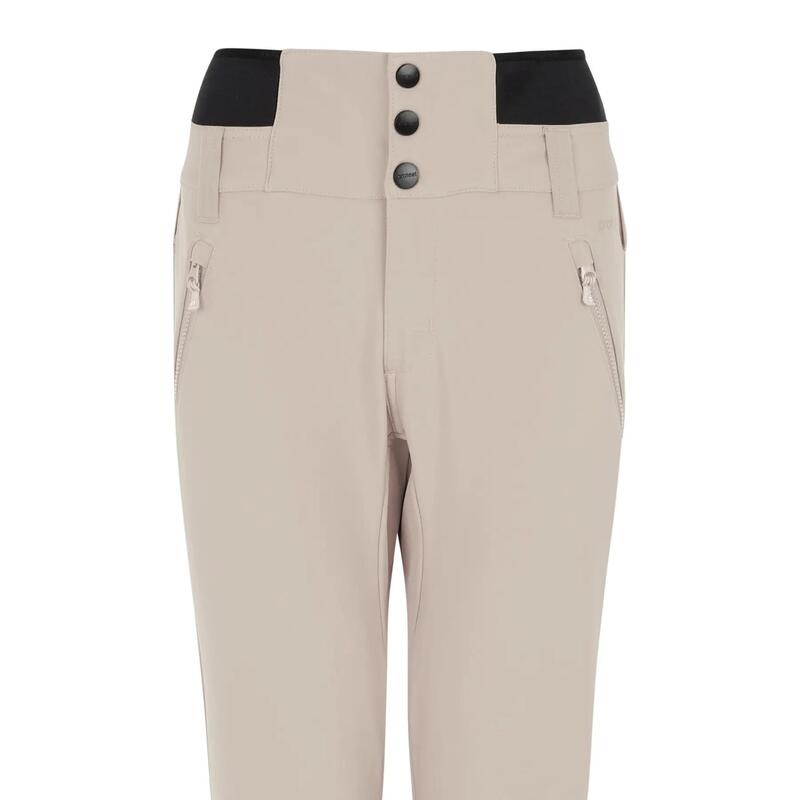 Pantaloni de schi Protest Softshell femei, bej