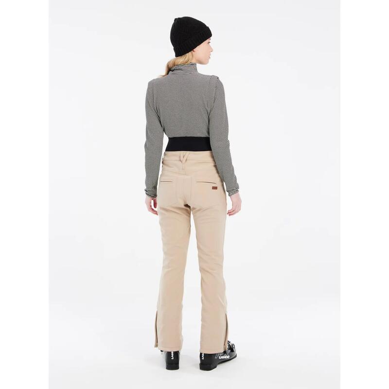 Pantaloni de schi Protest Softshell femei, bej