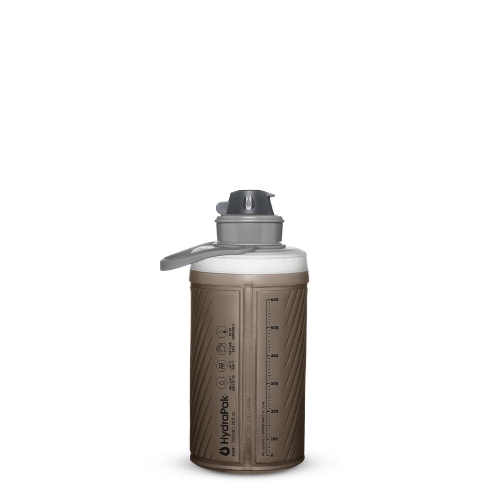 HydraPak Flux 750ML Bouteille Souple - Mammoth Grey 2/4