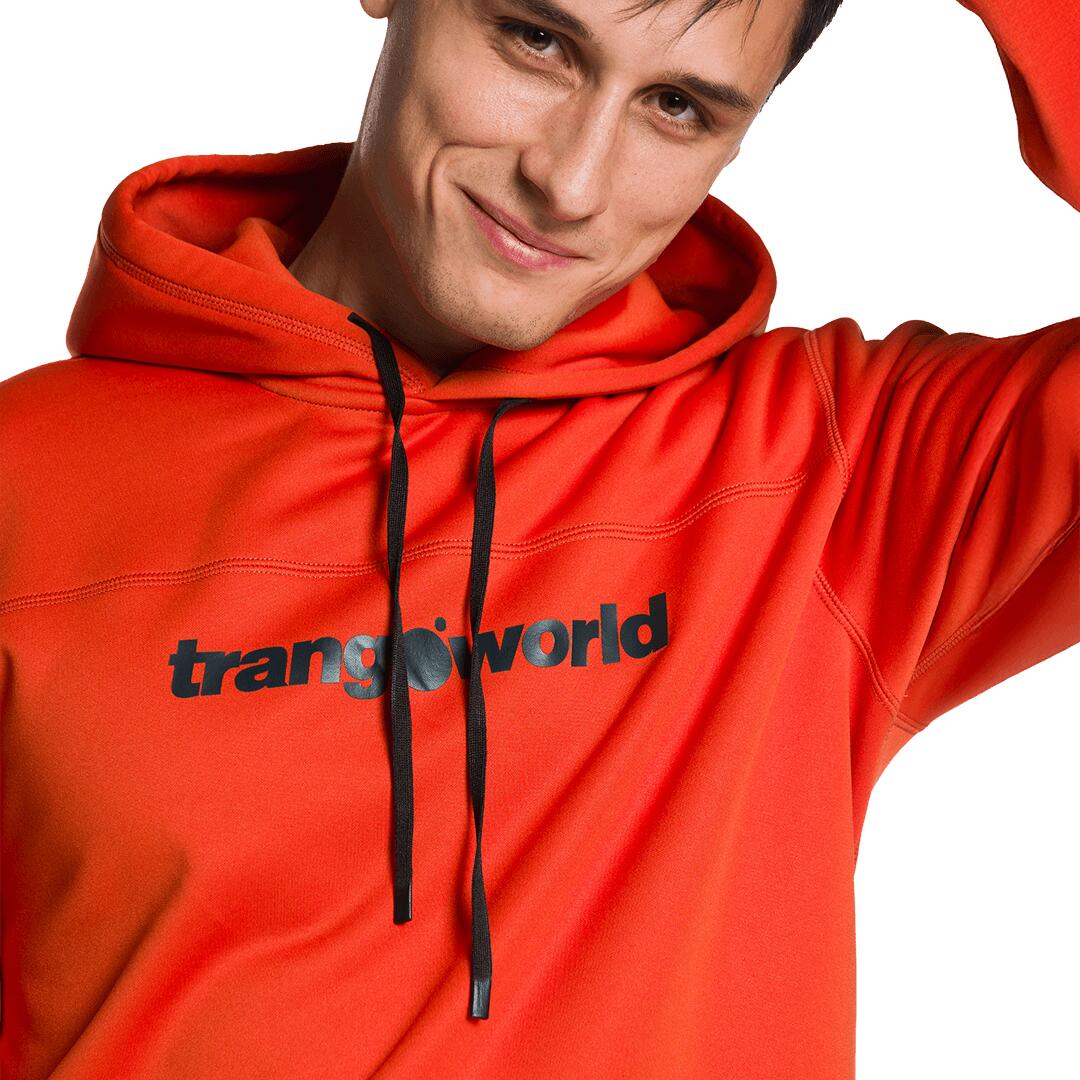 Sudadera para Hombre Trangoworld Login v02 Naranja 4/4