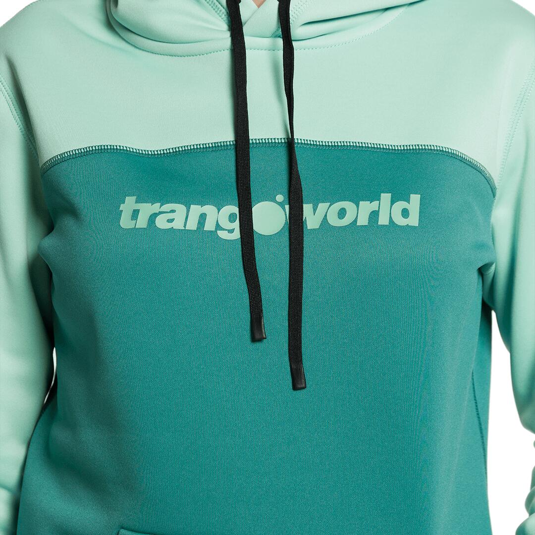 Sudadera para Mujer Trangoworld Poppi v02 Verde/Verde 3/3
