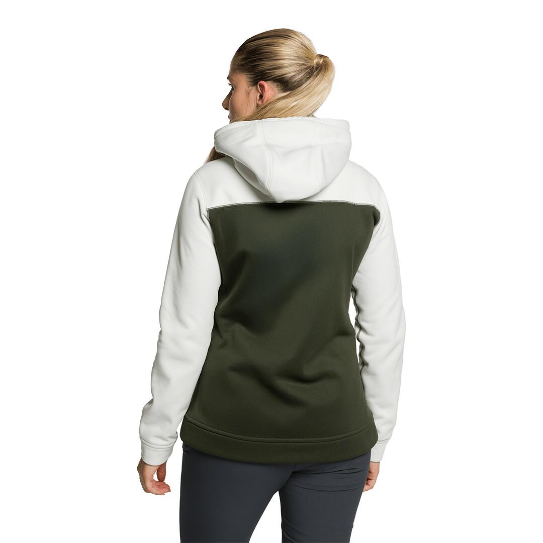 Sudadera para Mujer Trangoworld Poppi v02 Verde/Blanco 2/3