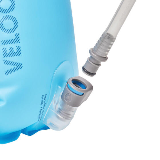 HydraPak Velocity 1.5L Hydration Reservoir - Clear/Blue 3/5