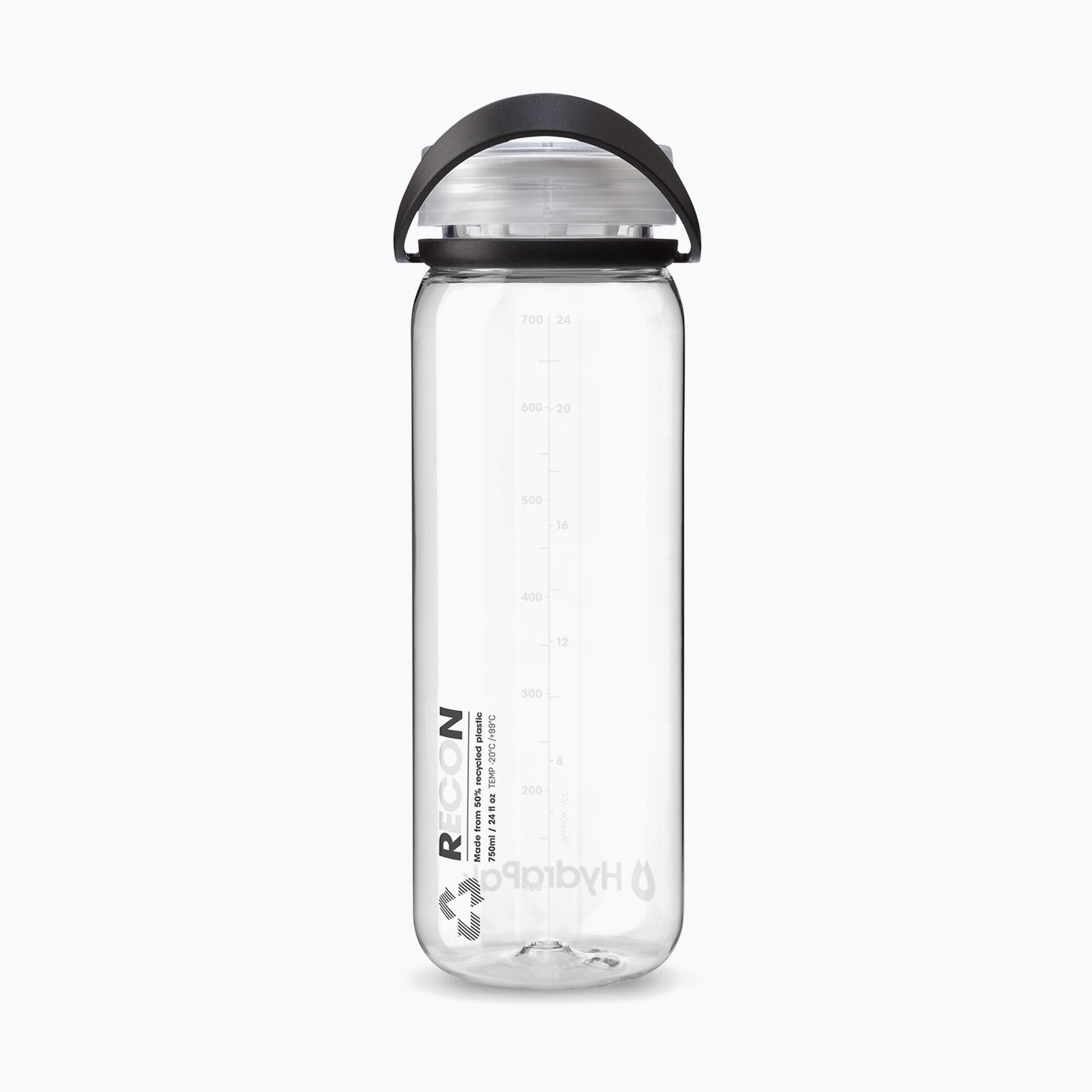 Botella Hydrapack Recon Watter 1L Transparente / Blanco / Negro 2/3
