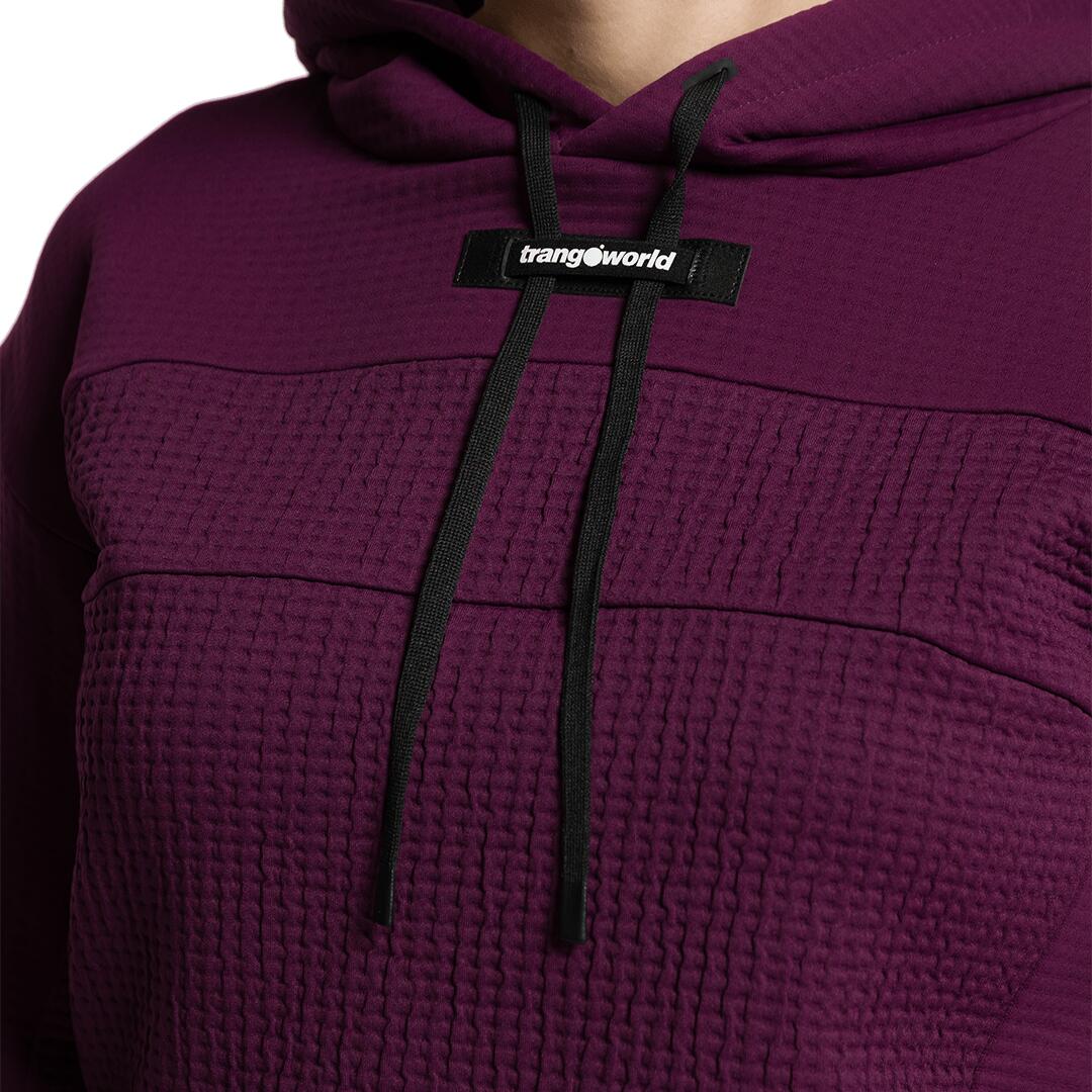 Sudadera para Mujer Trangoworld Beduk Morado 3/3