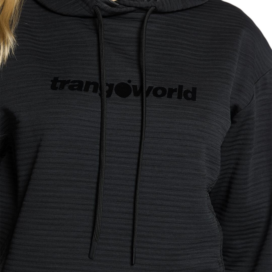 Sudadera para Mujer Trangoworld Bastilles Negro 4/4